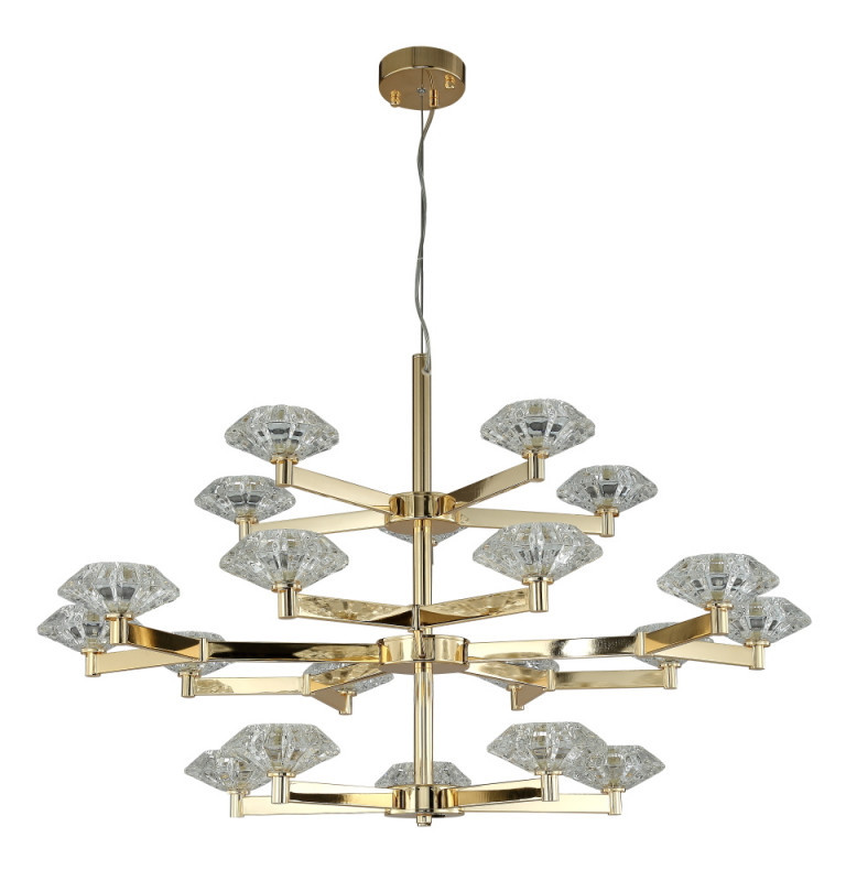 Подвесная люстра Crystal Lux Rebeca REBECA SP5+10+5 GOLD