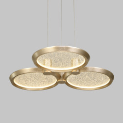 Подвесной светильник Eurosvet 90034/3 золото Crespella