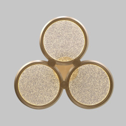 Подвесной светильник Eurosvet 90034/3 золото Crespella