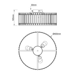 Потолочная люстра Escada 2116/3