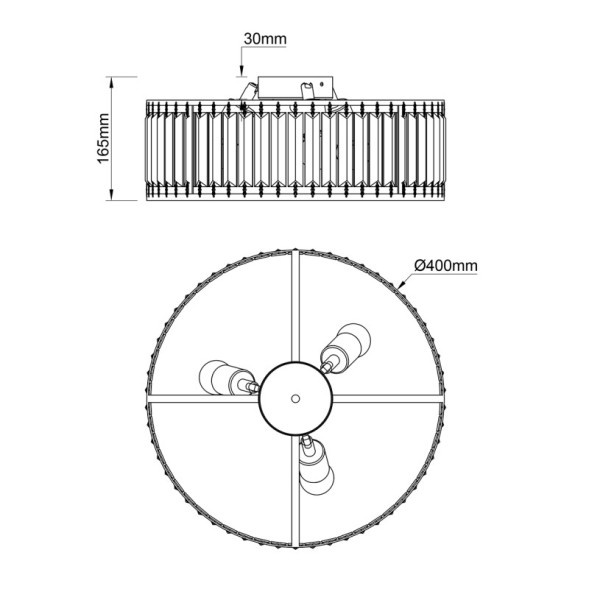 Потолочная люстра Escada 2116/3