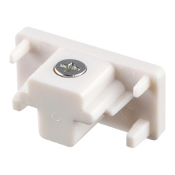 Заглушка для трекового шинопровода Novotech track White трехжильный 135016