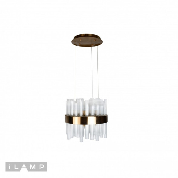 Подвесная люстра iLamp ART 6120-400 GD