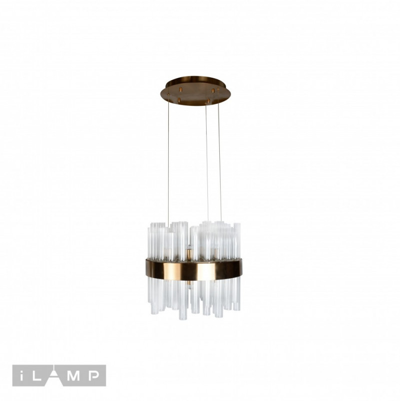 Подвесная люстра iLamp ART 6120-400 GD