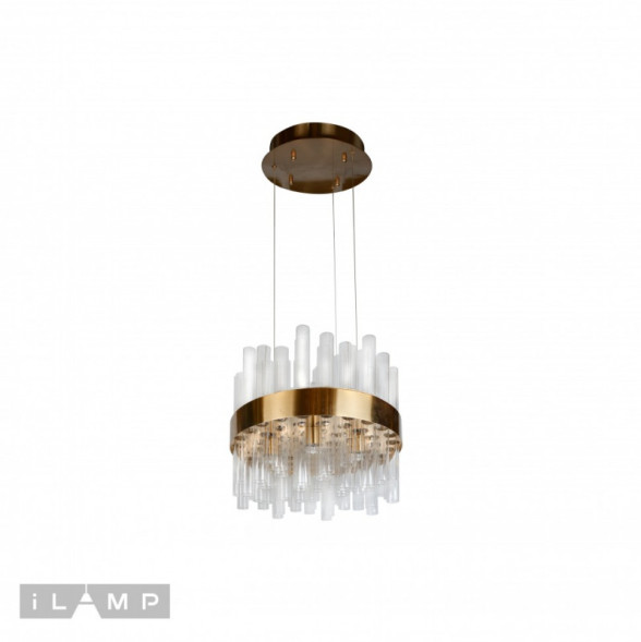 Подвесная люстра iLamp ART 6120-400 GD