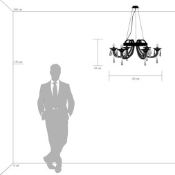 Подвесная люстра Lightstar CIGLIO 821060