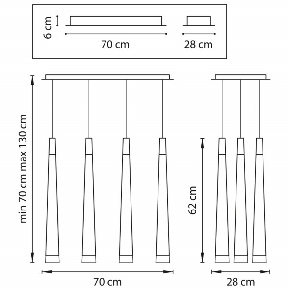 Подвесная люстра Lightstar PUNTO 807063