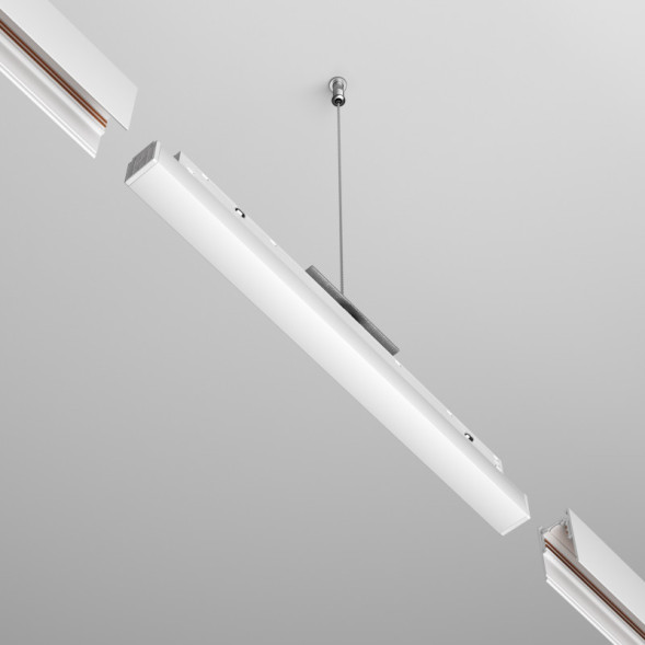Драйвер для трекового шинопровода Maytoni Technical Magnetic track system Exility накладной белый TRX034DR4-200W