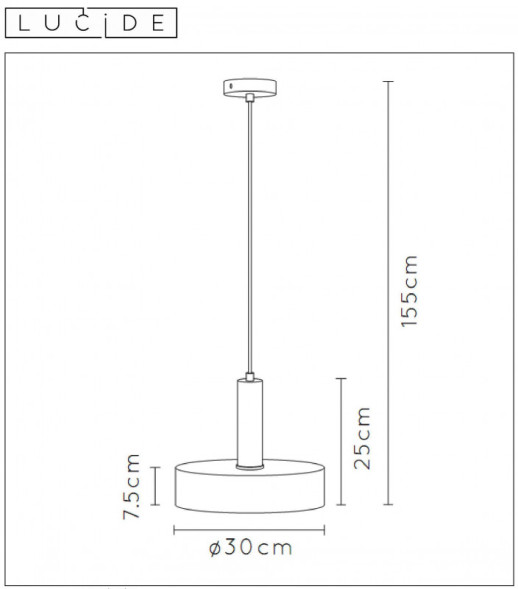 Подвесной светильник LUCIDE Giada 30472/30/02