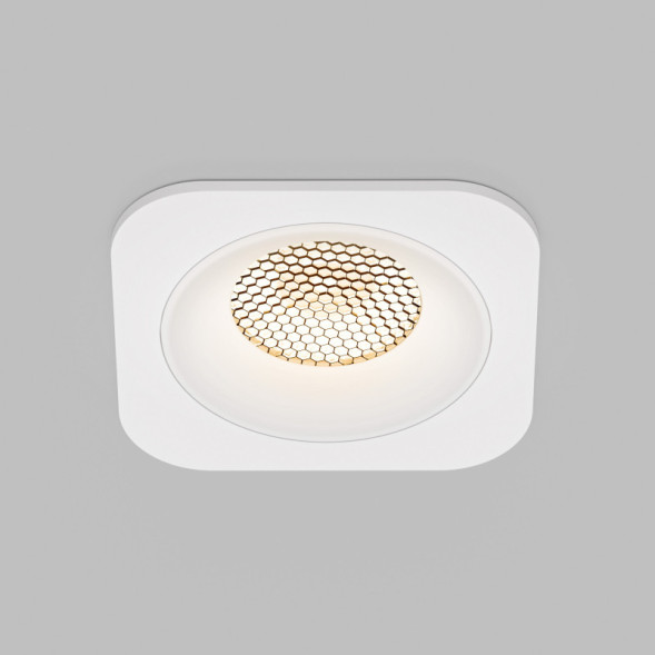 Точечный встраиваемый светильник Elektrostandard Tetro 15276/LED 10W 3000K белый