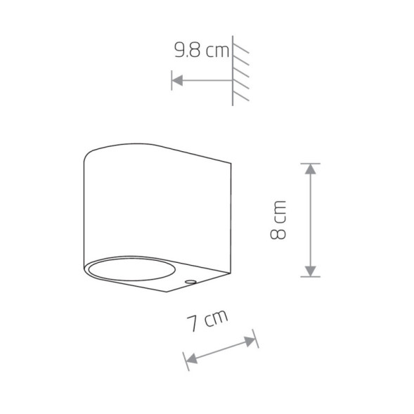 Уличный настенный светильник Nowodvorski NICO 9518