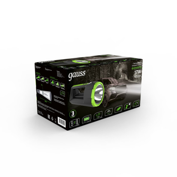 Фонарь Gauss GFL GF702