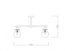 Люстра на штанге Freya CIRCLE FR5183PL-06G