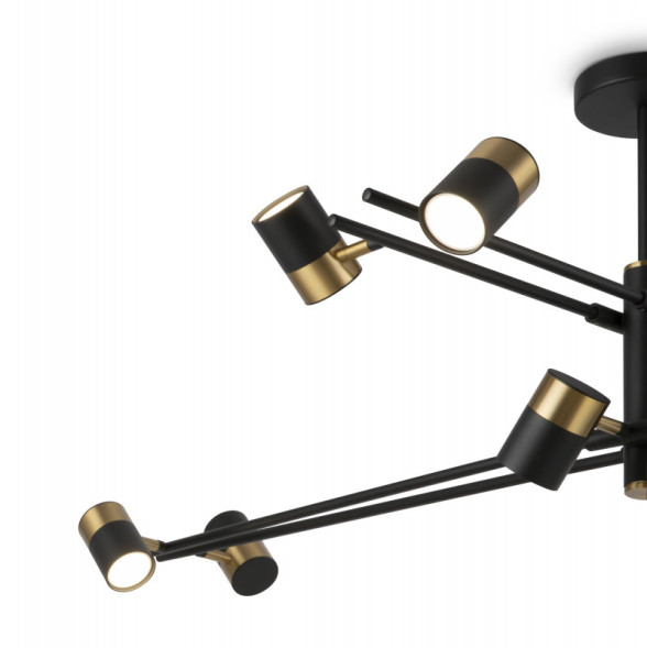 Люстра на штанге Freya ENZO FR5201PL-10B