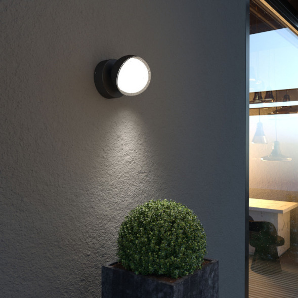 Уличный настенный светильник Elektrostandard GLOBO 35132/U черный