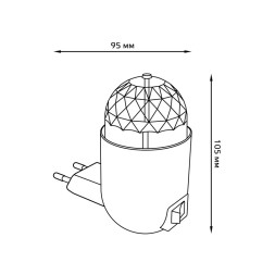 Ночник Gauss MOOD DIY0041