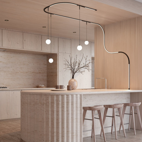 Магнитный трековый светильник Maytoni Technical Flex TR180-1-24WTW-B