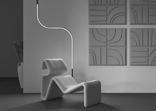 Магнитный трековый светильник Maytoni Technical Flex TR180-1-24WTW-B