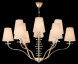 Подвесная люстра Crystal Lux ARMANDO GOLD ARMANDO SP6+6 GOLD