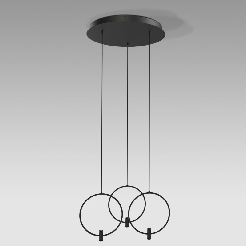 Подвесной светильник Eurosvet layla 50257/3 LED черный