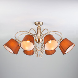 Люстра на штанге Eurosvet LILLY 60074/8 античная бронза