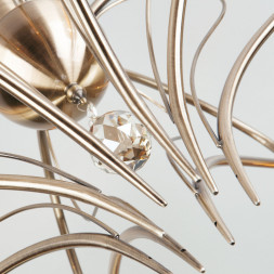 Люстра на штанге Eurosvet LILLY 60074/8 античная бронза