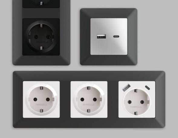 Рамка Ambrella Volt AF110802 ALFA Line