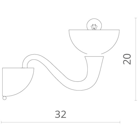 Бра Divinare 7091/01 AP-1