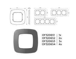 Рамка Ambrella Volt OF320653 OMEGA Radian