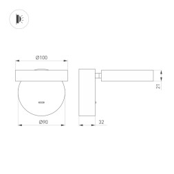 Бра Arlight 048153 MILADY