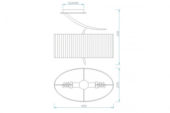 Люстра на штанге Mantra Eve 1132