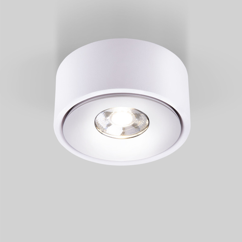 Накладной точечный светильник Elektrostandard Glide 8W белый (25100/LED)