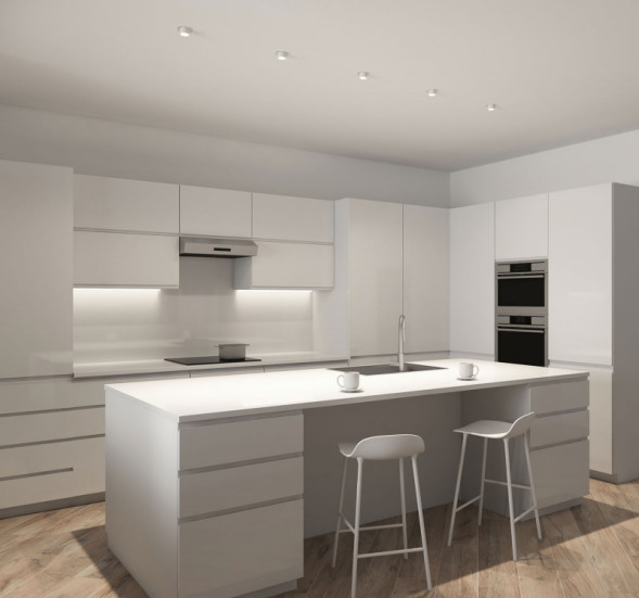 Встраиваемый точечный светильник Denkirs Karup DK3126-WH