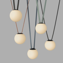 Светодиодный трековый светильник Denkirs BELTY ORB DK5553-BK