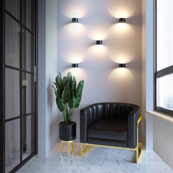 Бра Elektrostandard Coneto LED чёрный (MRL LED 1045)