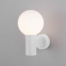 Уличный настенный светильник Elektrostandard Sfera 35126/D белый