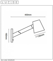 Бра LUCIDE Mizuko 20210/01/30
