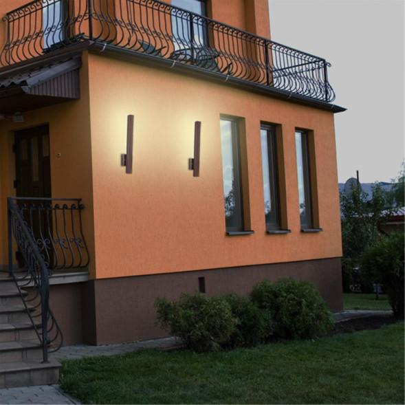 Уличный настенный светильник Novotech CORNU 358057