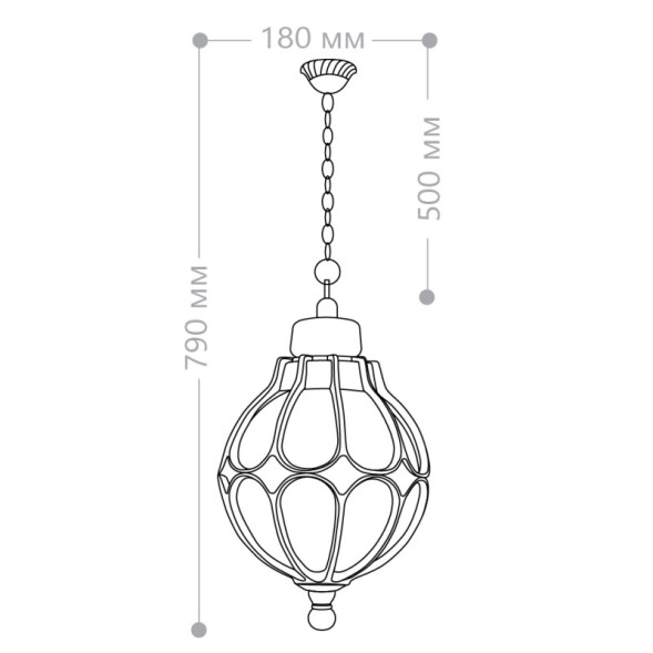 Подвесной уличный светильник Feron PL3803 11369