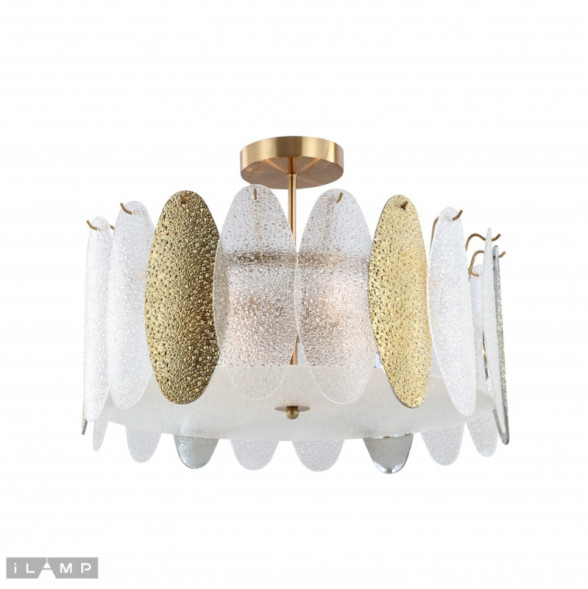 Люстра на штанге iLamp DOLCE 15552-6 ANB+MULT