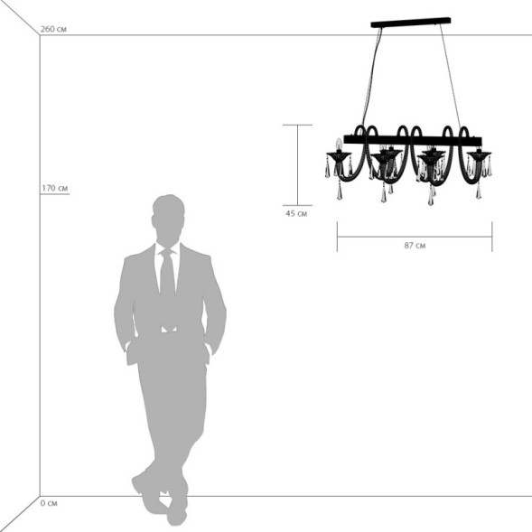 Подвесная люстра Lightstar CORNO 821160