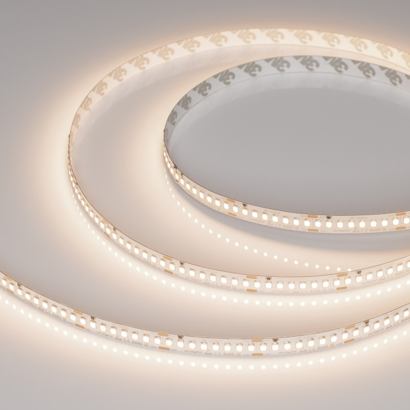Лента Arlight UL-A200-10mm 2835 037225 100W 24V 15250lm белый (теплый) IP20