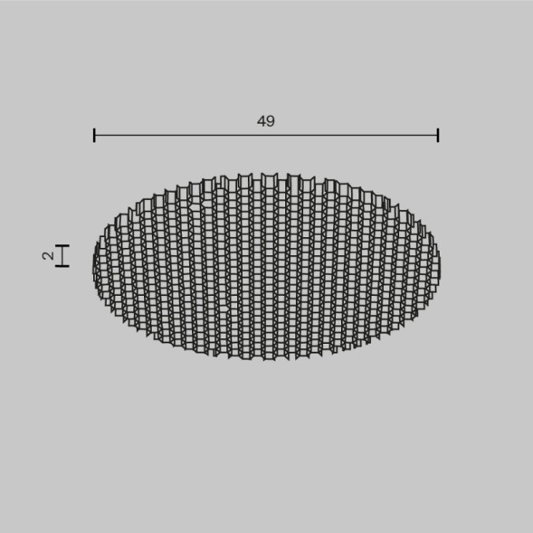 Антибликовая решетка Maytoni Technical FOCUS LED HoneyComb-D47