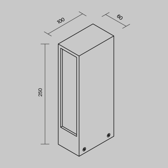 Садово-парковый светильник Maytoni Hof O422FL-L6GF