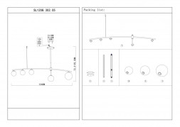 Люстра на штанге ST-Luce SEMBRARE SL1208.302.05
