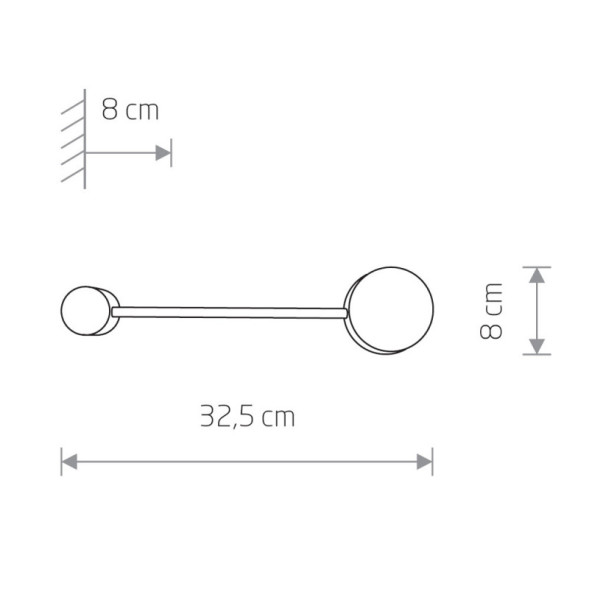 Бра Nowodvorski Orbit 7803