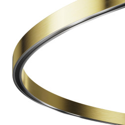 Накладной магнитный шинопровод Maytoni Technical Magnetic trаck system Flarity латунь TRX154-R-D800-BS