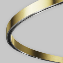 Накладной магнитный шинопровод Maytoni Technical Magnetic trаck system Flarity латунь TRX154-R-D800-BS