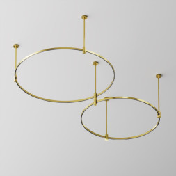 Накладной магнитный шинопровод Maytoni Technical Magnetic trаck system Flarity латунь TRX154-R-D800-BS