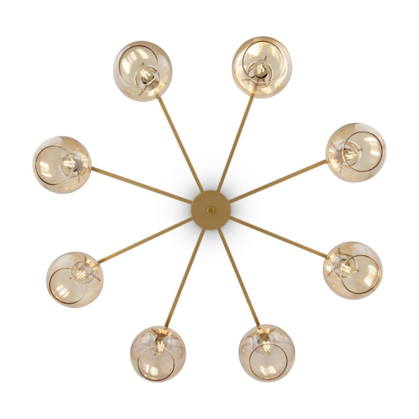 Люстра на штанге Freya CIRCLE FR5183PL-08G